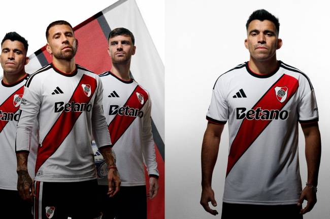 Adidas presentó la nueva camiseta de River Plate
