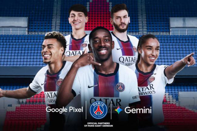 Google Gemini continúa su incursión en el fútbol de la mano de PSG