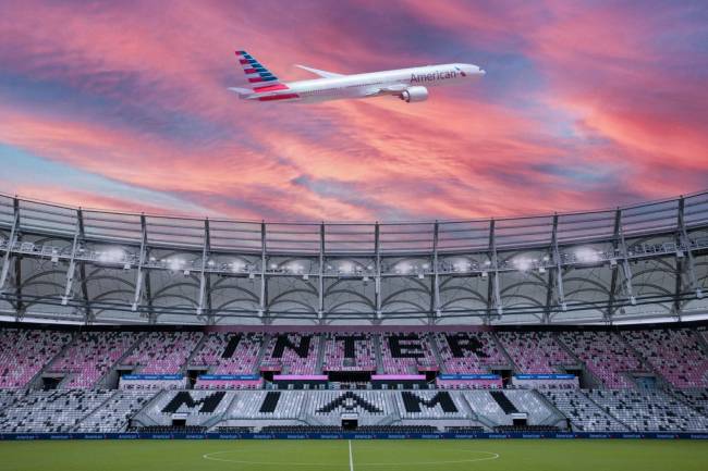 Inter Miami anunció su alianza con American Airlines