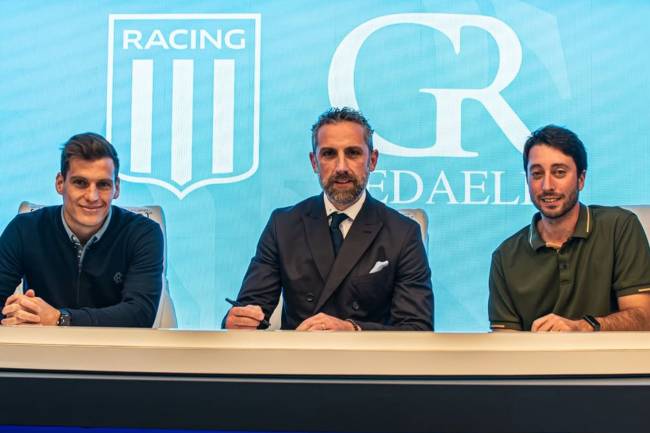 Racing Club renovó con uno de sus sponsors más históricos
