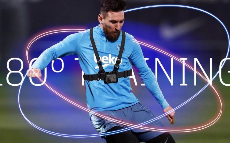 Gatorade muestra como entrena Leo Messi en primera persona