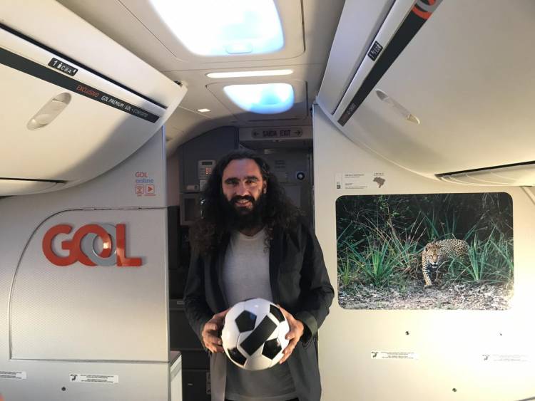 Gol Líneas Aéreas presentó el vuelo inaugural de la Copa América