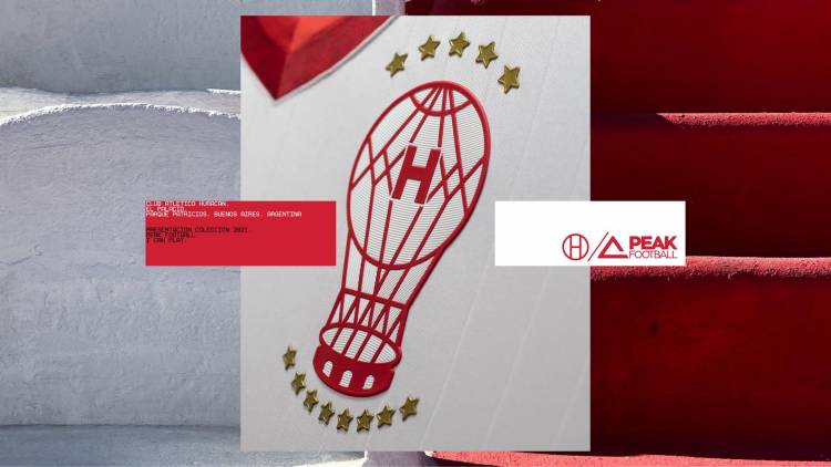 Peak presentó la nueva indumentaria de Huracán