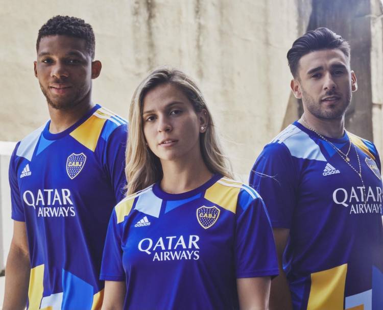 Adidas presentó la tercera camiseta de Boca Juniors