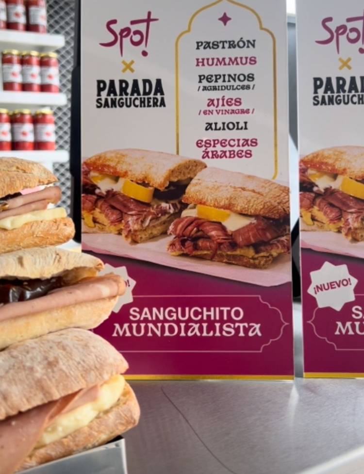 Axion energy presenta su sándwich mundialista en su nueva parada sanguchera
