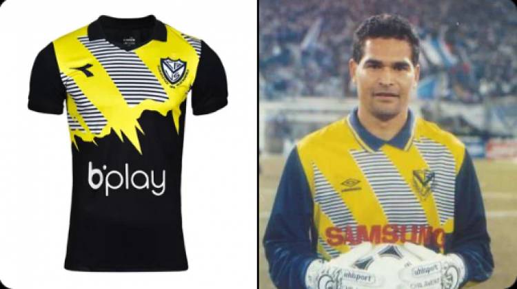 Vélez presenta su camiseta homenaje a Chilavert