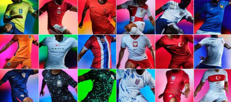Nike presentó las camisetas oficiales 2024 para las selecciones nacionales