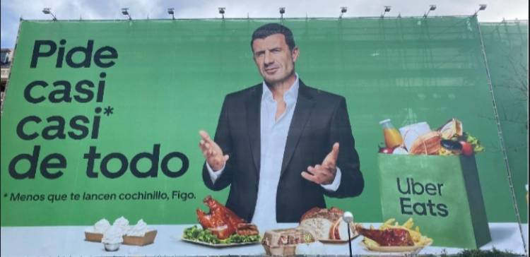 La campaña de Uber Eats junto a Figo