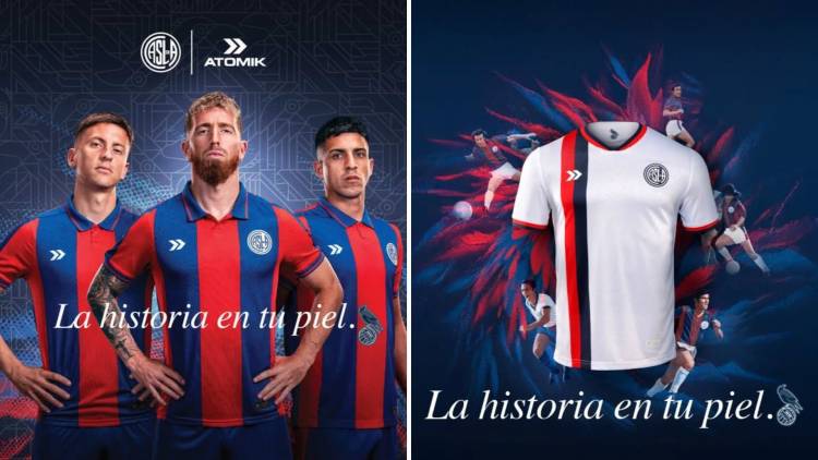 Atomik presentó las nuevas camisetas de San Lorenzo