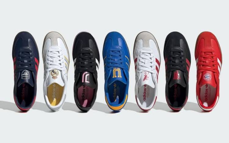 Adidas reveló una línea de zapatillas de sus principales clubes en el mundo