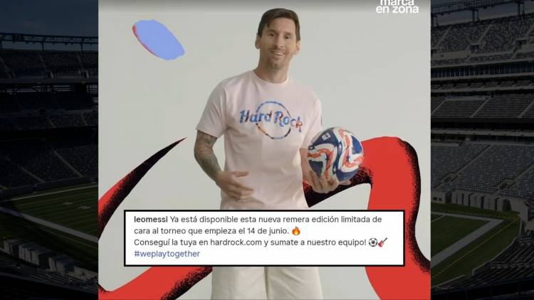 The marketing nuance in Messi's new Hard Rock Cafe collab