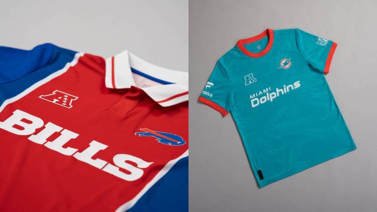Fanatics lanzó camisetas de la NFL inspiradas en el fútbol