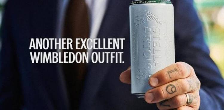 Stella Artois released a special edition can in tribute to Wimbledon