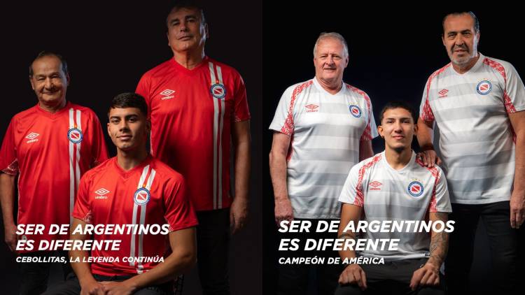 Umbro unveiled the new Argentinos Juniors jerseys
