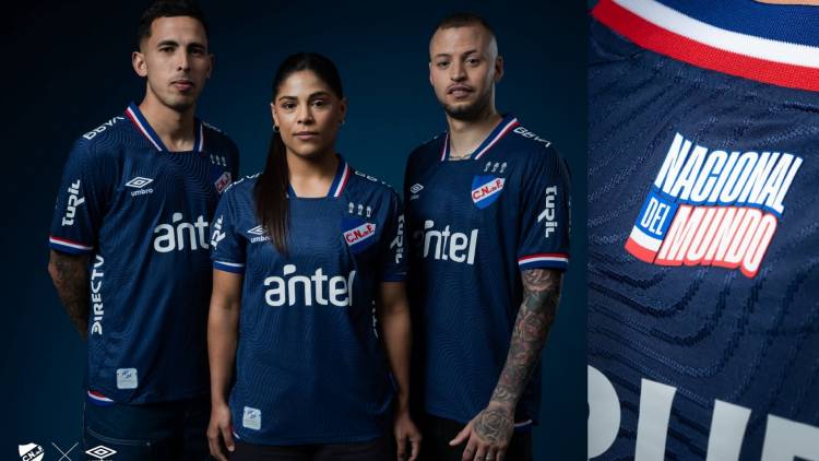 Umbro y Nacional presentaron una nueva camiseta diseñada por hinchas
