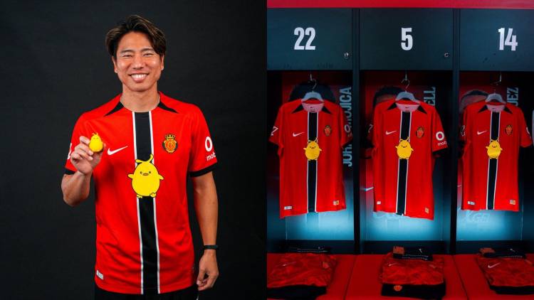 Who is the character that replaced RCD Mallorca's main sponsor?