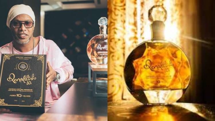 Ronaldinho launched his own alcoholic beverage