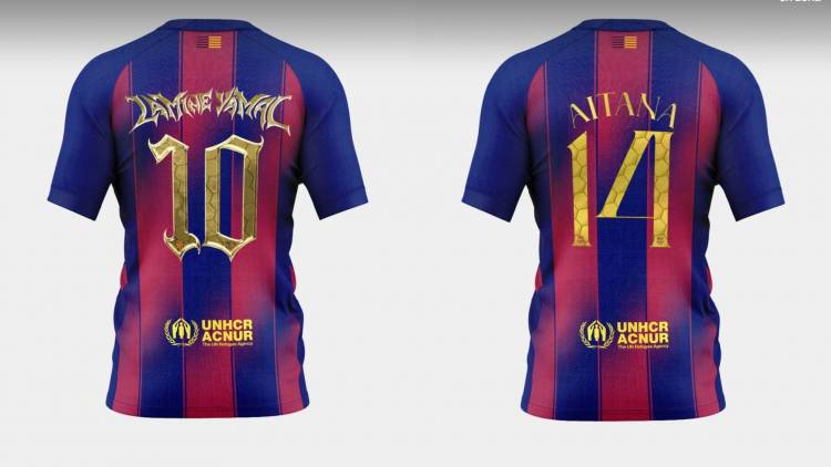 FC Barcelona lanzó dos camisetas edición especial en homenaje a Lamine Yamal y Aitana Bonmatí