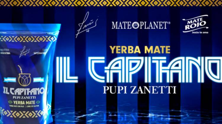 Javier Zanetti le puso su nombre a una yerba mate que se venderá en Europa