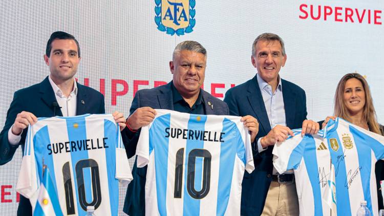AFA anunció a Banco Supervielle como nuevo sponsor regional de las selecciones argentinas