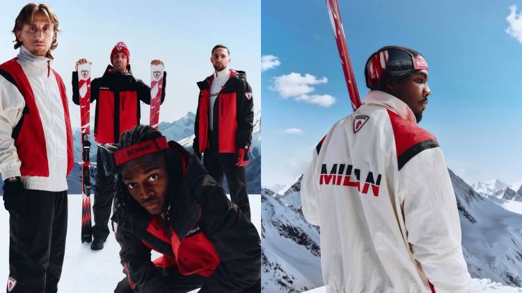 AC Milan lanzó una colección exclusiva para el ski