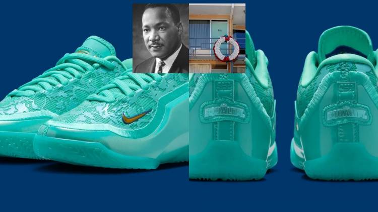 Lebron James rinde homenaje a Martin Luther King con sus nuevas zapatillas