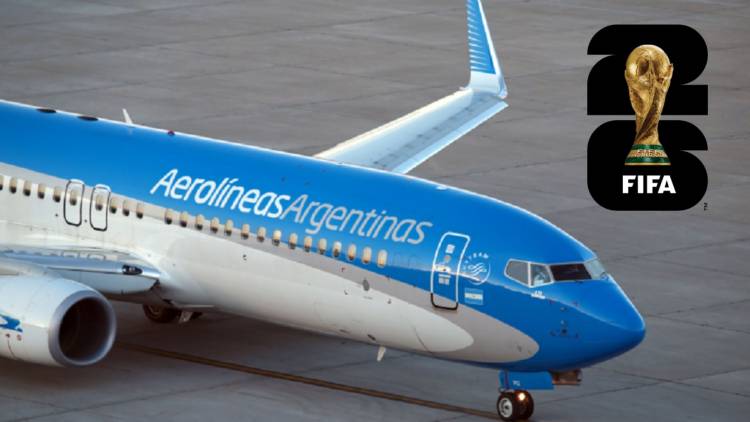 Aerolíneas Argentinas llevará a los hinchas al Mundial 2026