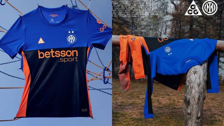 Nike merged football and hiking in Inter Milan's new jersey