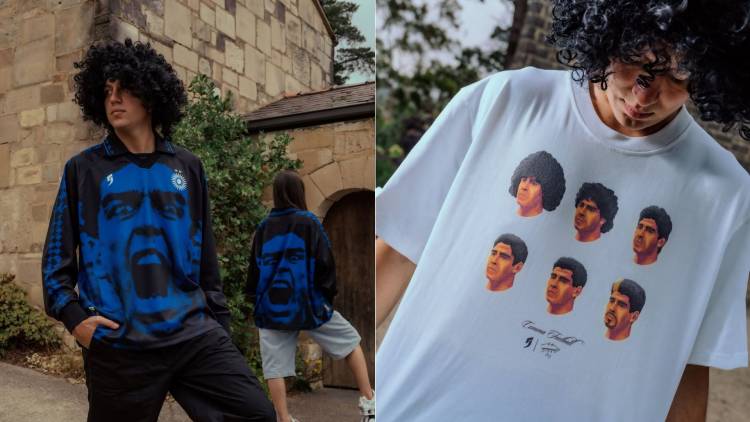 Una marca australiana lanzará una colección oficial de Maradona