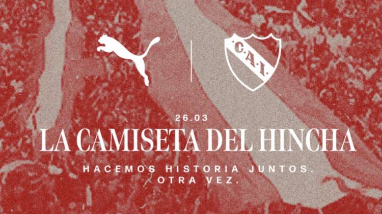 La próxima camiseta de Independiente será diseñada por sus hinchas