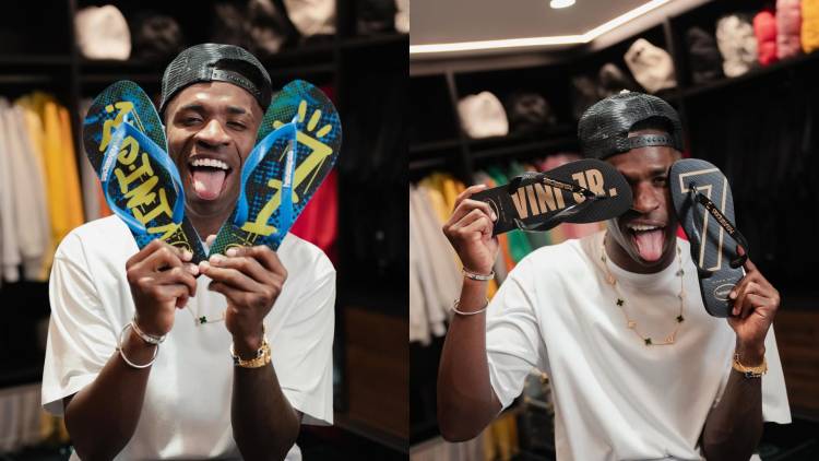 Vinícius Júnior named global ambassador for Havaianas