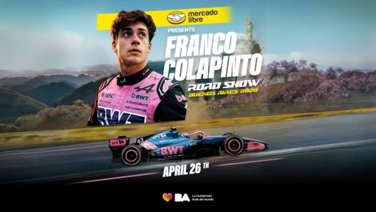 Mercado Libre brings Franco Colapinto to race in Argentina for the first time