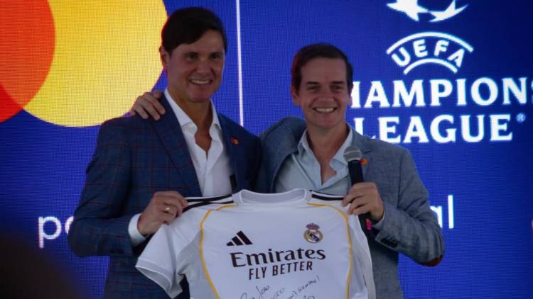 Fernando Redondo sorprendió a los invitados Mastercard de Guatemala