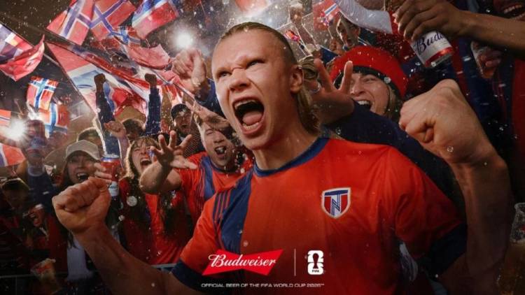 Budweiser fichó a Erling Haaland de cara al Mundial 2026