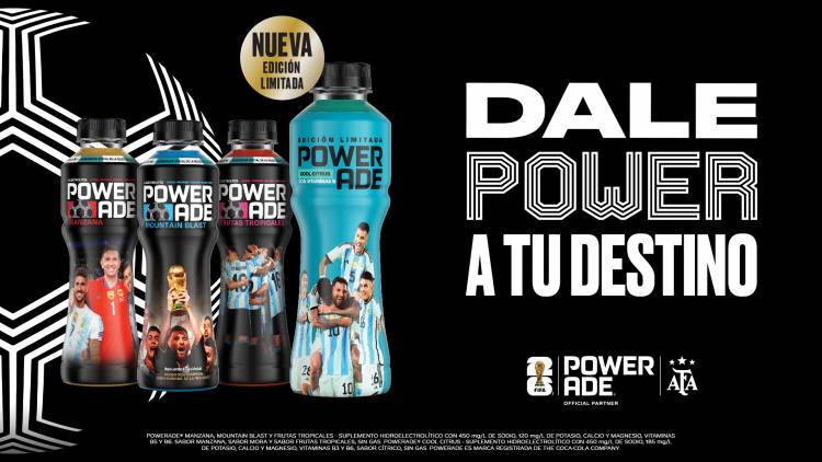 Powerade palpita el Mundial junto a la selección argentina