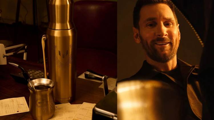 Lionel Messi lanzó una nueva colección de termos junto a Stanley