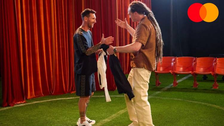 Lionel Messi stars in an emotional activation alongside Mastercard