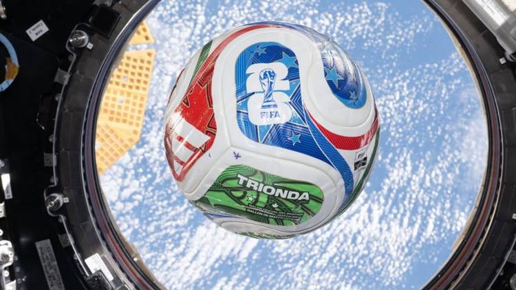 La NASA envió la pelota del Mundial 2026 al espacio