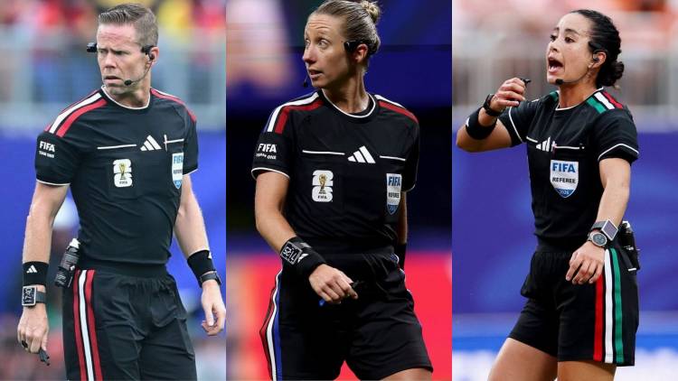 Match officials from World Cup host nations wear special-edition jerseys