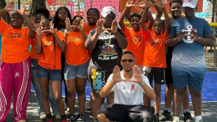 Kieran Gibbs shares a unique experience with Miami youth