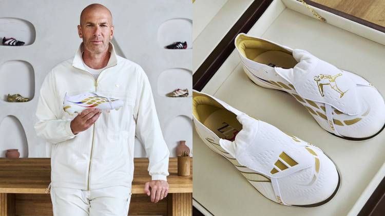 Adidas celebró 30 años de alianza con Zidane con un modelo especial de botines