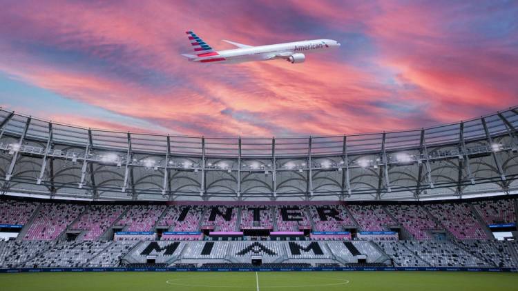 Inter Miami anunció su alianza con American Airlines