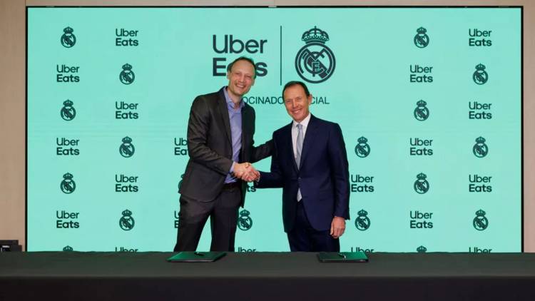 Real Madrid anunció su alianza con Uber Eats